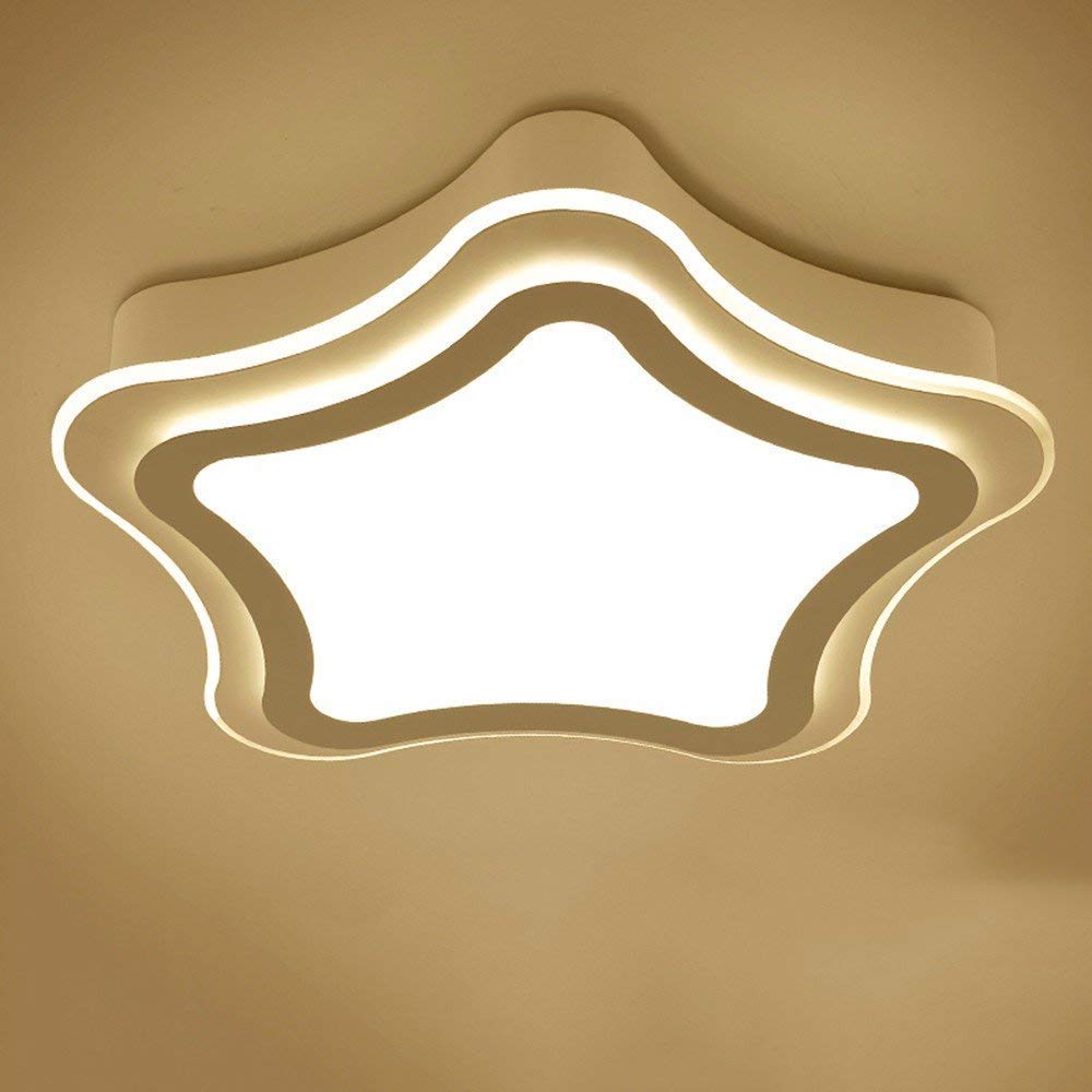 Lumières de la chambre des enfants LED 50cm plafonnier moderne étoiles salon 24W