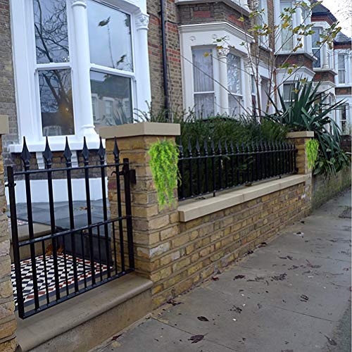 2Pack Artificial Fake Hanging Ferns Plants Vine Fake Ivy Boston Fern Hanging Plant Outdoor Uv Resistant Plastic Plants (Green) #TOP6