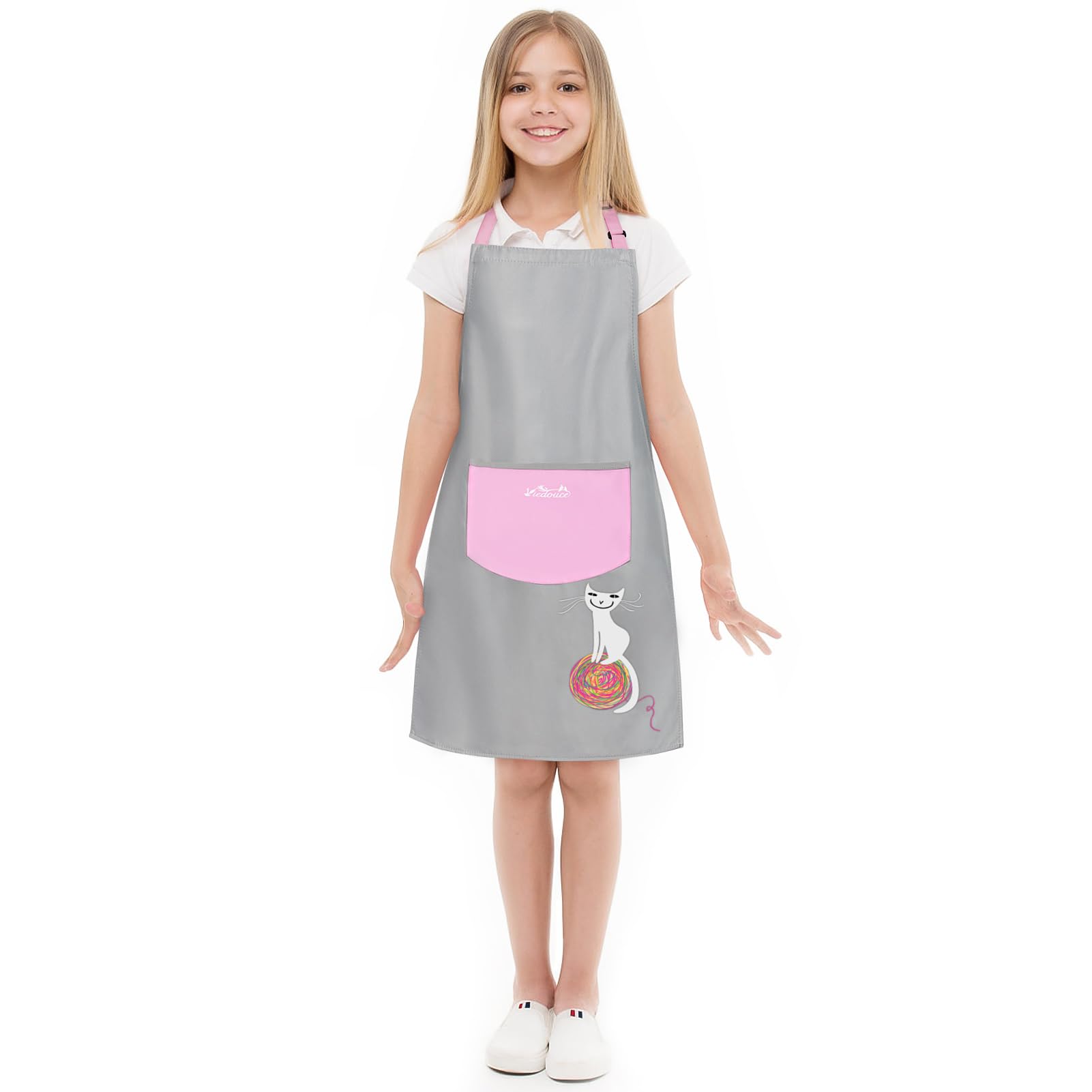 Viedouce Delantal Pintura Infantil Niñas, Delantal Cocina para Impermeable