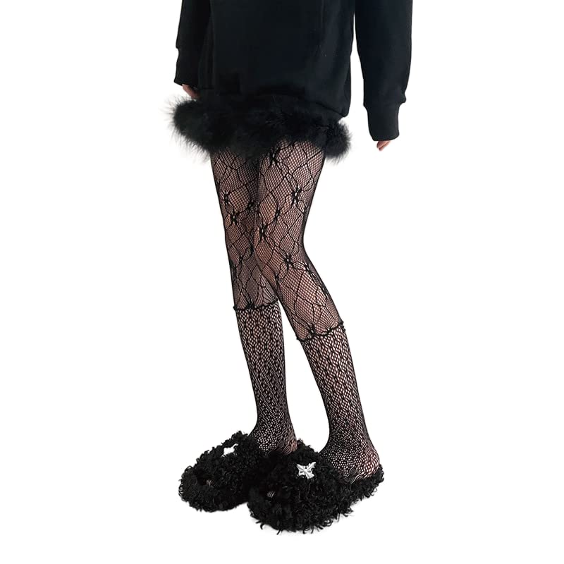 Image of Sahabowi Women Tights, Sheer High Waist Pantyhose, Vintage Control Top Stockings, Siwa7