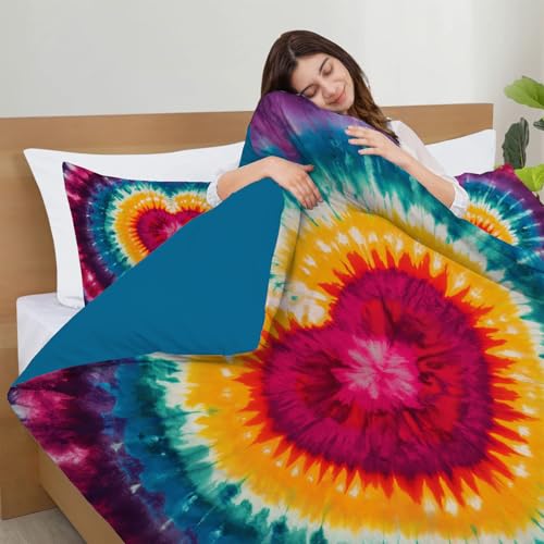 Housse de couette microfibre texture hippie douce et résistante - 8