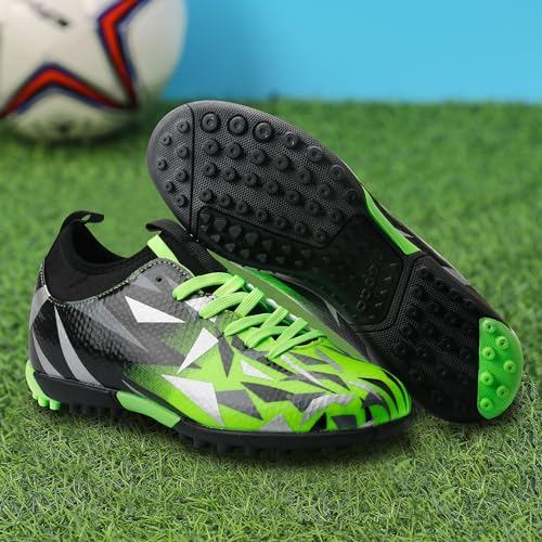 Turf Soccer Cleats Little Kids Big Kids Indoor TF Soccer Shoes Outdoor for Boys Girls4