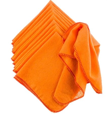 Best and Unique Yellow Duster Cotton for Fine Quality Cleaning Home, Kitchen, Car, Table, Mirrors, Car This Big Large Cloth Mop Pocha Set for Wet & Dry Cotton Cleaning Cloth Pack of 4 Pcs