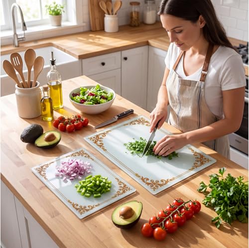 Set de 2 Tablas de Cortar de Vidrio Templado miniatura 5
