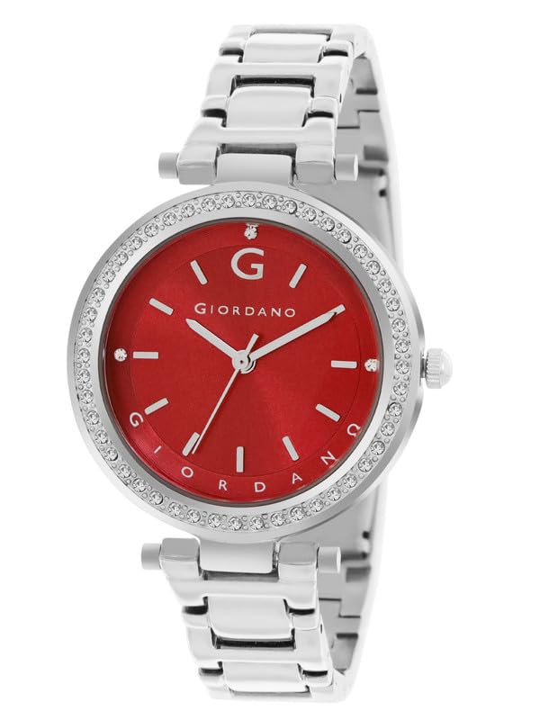 giordano Analog Wrist Watch for Women Stylish Metal Strap with Water Resistant 3 Hand Mechanism for Girls & Ladies to Compliment Your Look/Ideal Gift for Female - GD-4212-picture-24