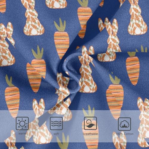Boys' Exclusive Briefs Toddler Underwear 95% Combed Cotton Boxerbriefs 2T Carrot and Bunny Pattern 533