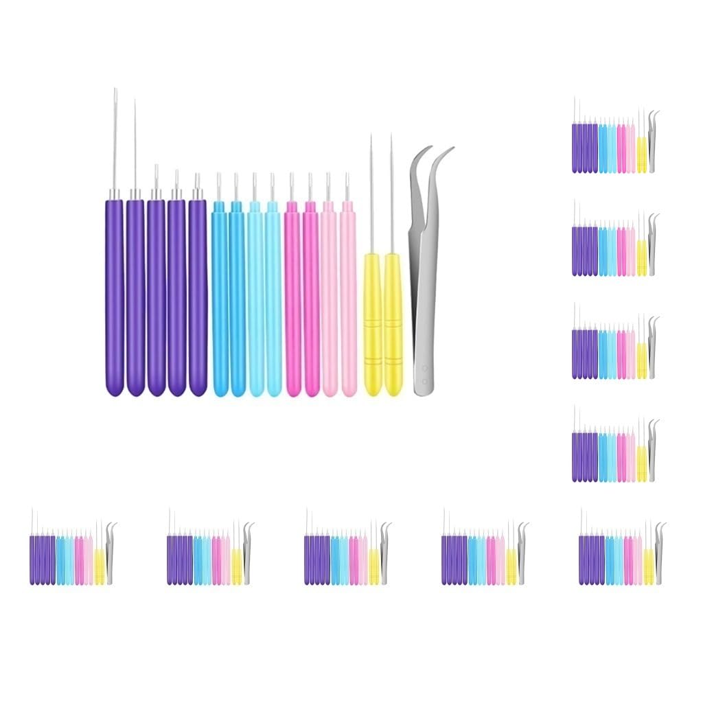 Juego de 10 herramientas ranuradas para filigranas, suministros de filigrana, herramientas de bricolaje para adultos, 16 piezas