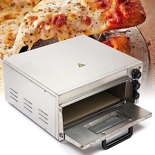 Elektrischer Pizzaofen 3000W - Doppelstock Backofen Aus Edelstahl Für Zuhause