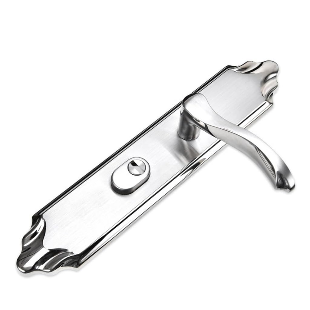 Cerradura de puerta interior Panel antirrobo Palanca de acero inoxidable Manija de puerta doble Lockset