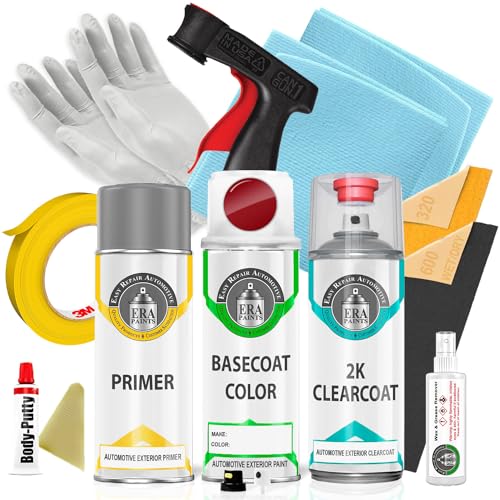 ERA Paints PRM/JRM - Redline for DODGE Exact Match Automotive Touch Up Paint Spray - 2K Pro Kit