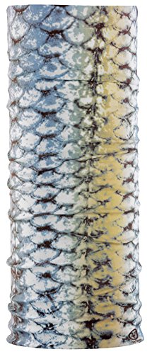 Flying Fisherman SunBandit Multifunctional Headwear Bandana, UV Protective Face Mask and Neck Gaiter, 12 Ways to Wear, Fish Scales