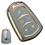 cacace salvatore Design e segnale: design con bordi in oro, elegante ed elegante. 1:1 originale portachiavi design, si adatta perfettamente. Segnale completo, questo coperchio chiave non influisce sul segnale.