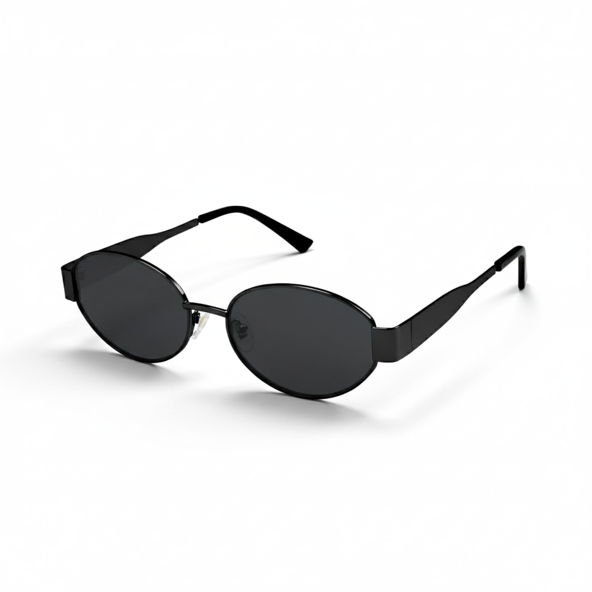 Retro Oval Sunglasses For Women & Men | Trending, Stylish & Durable Metal Frame Vintage 90s Sunglasses With UV 400 Protection Lenses
