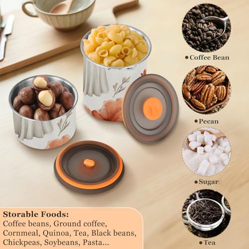 Envase hermético para café de acero inoxidable 500 ml miniatura 6