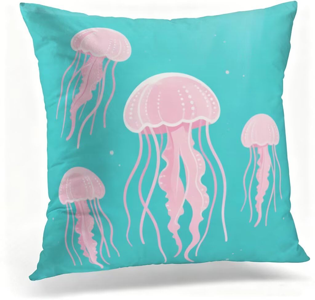 Coussin canape 65 x 65 cm bleu lac pour embellir la terrasse