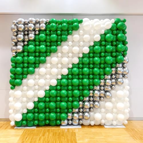 Image of Green Link Balloons,120Pcs 6Inch Green Latex Linking Balloons for Birthday Baby Shower Wedding Anniversary Graduation Party Decorations