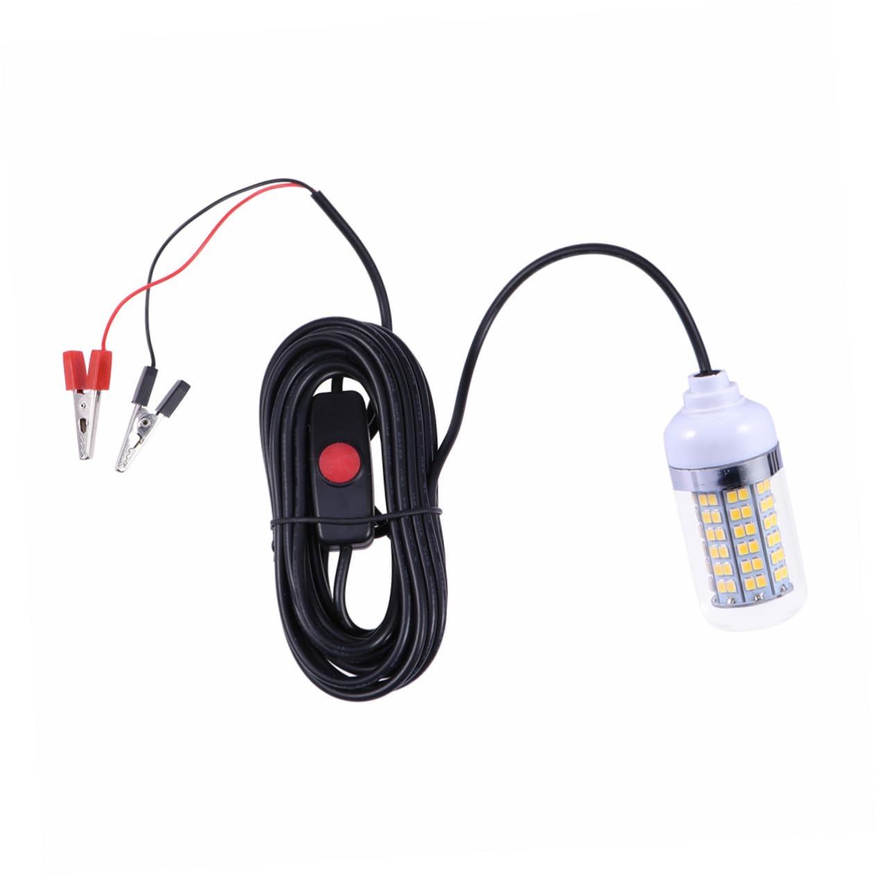 POPETPOP 24V Fishing Light LEDs Deep Drop Underwater Lamp for Attracting Fish and Prawns for Boats Kayaks and Docks