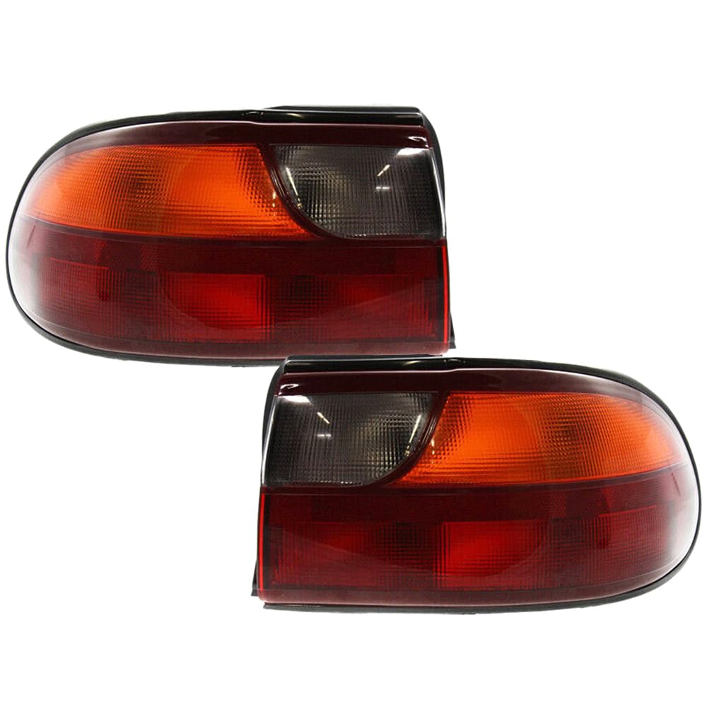 EPIC LIGHTING OE Style Halogen Tail Lights Assembly Replacement for CHEVROLET 97-03 MALIBU 04-05 MALIBU CLASSIC [ GM2800132 GM2801132 22623075 15894726 ] Pair