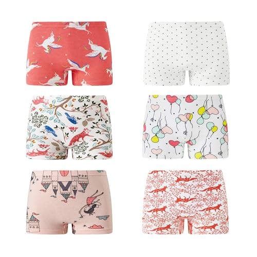 Image of Barara King Little Girls Soft 100% Cotton Underwear Toddler Panties Big Kids Undies