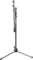 Vista 8 de Gator Frameworks Rok-It Series Heavy Duty All Metal Telescoping Tripod Mic Stand with Adjustable 36" to 64" Height and Extendable Boom Arm, Fully