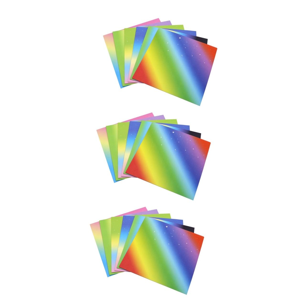 jojofuny 522 Piezas Papel para Papiroflexia Doble Cara con Colores Degradados Papel Cuadrado para Origami Creativo Material Seguro para Manualidades Diy para Adultos