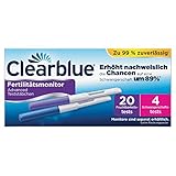 20 Pruebas de Fertilidad y cuatro pruebas de embarazo para la utilización con el Clearblue – Monitor de fertilidad (monitor la pruebas de embarazo son sólo compatible con el Clearblue – Monitor de fertilidad no incluidas).