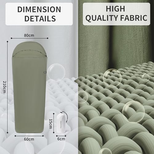 Naturehike 4.5Oz Ultralight Washable Sleeping Bag Liner thumb #2