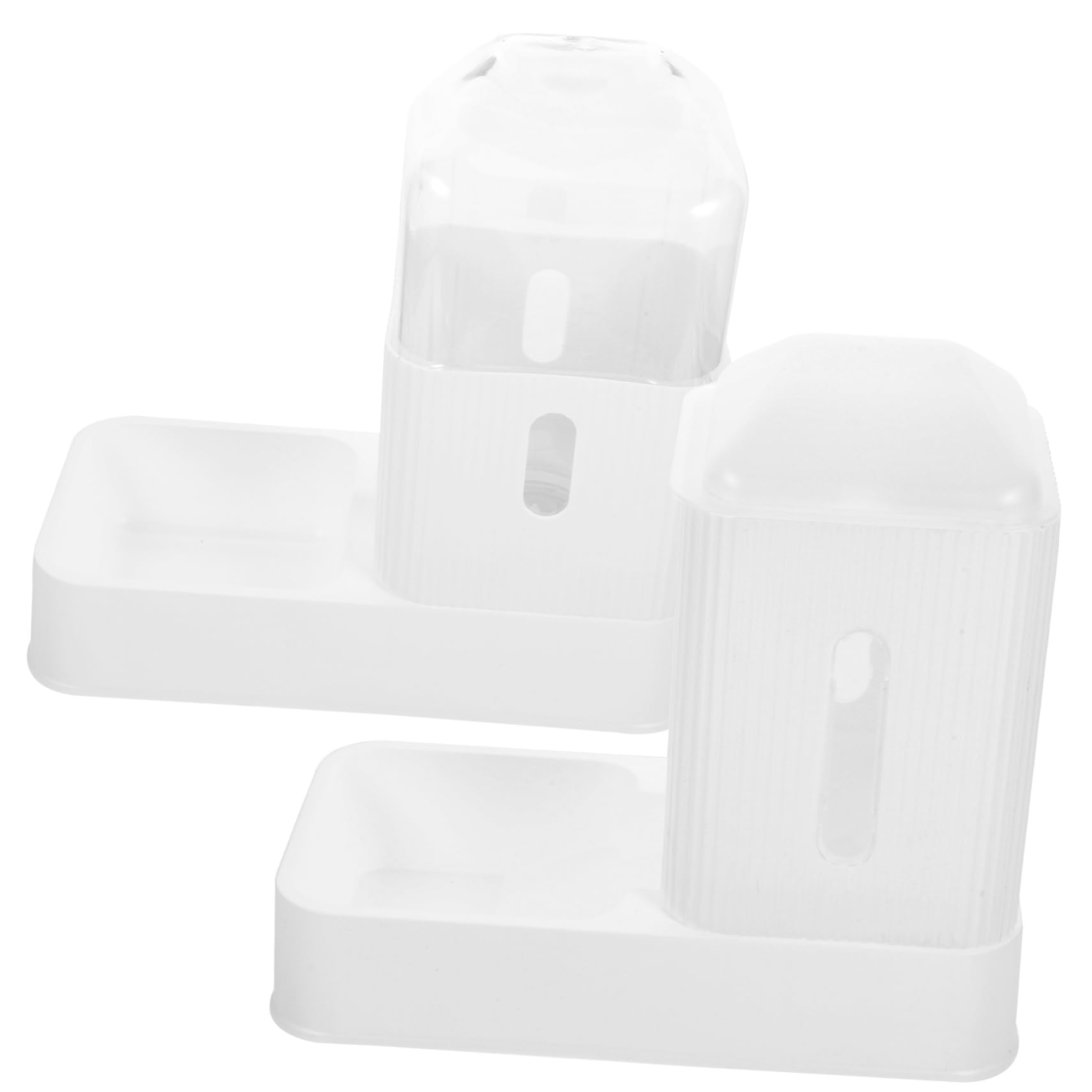 Totority Pet Feeder Dispenser for Cats Automatic Cat Feeder Wet Food Gravity-fed Simple to Use and