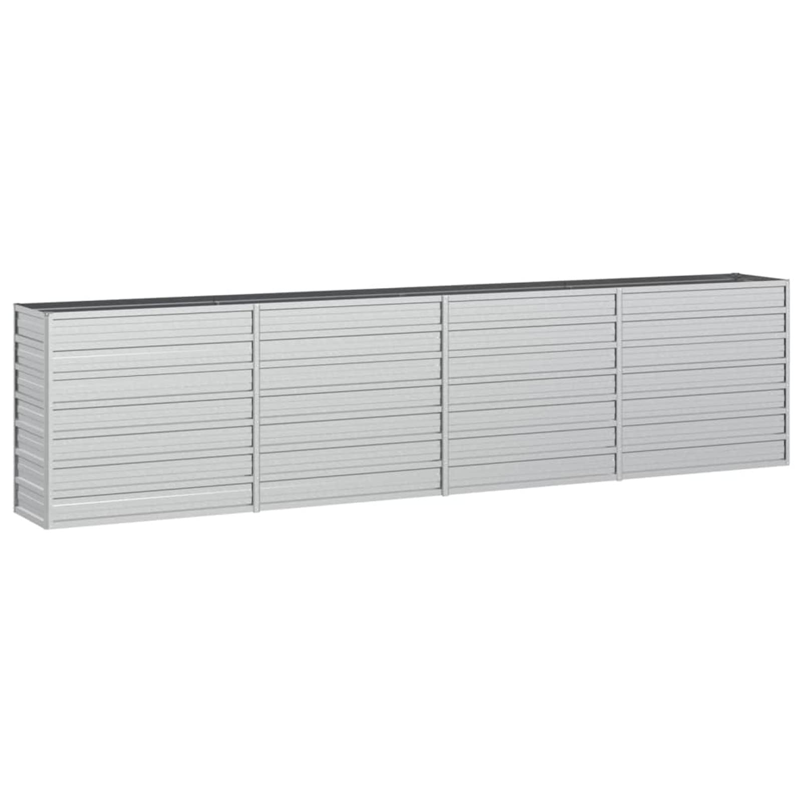 Festnight Hochbeet Aus Metall, 320x40x77 Cm, Verzinkt, Grün – Für Garten, Balkon & Terrasse