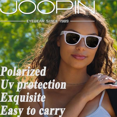 Image of Joopin Square Sunglasses Polarized UV400 Designer Sun Glasses Men Women | Oversized, Plastic Frame, Retro, Vintage, Unisex, Trendy Shades for Driving, Party, Fishing, Business, Costume