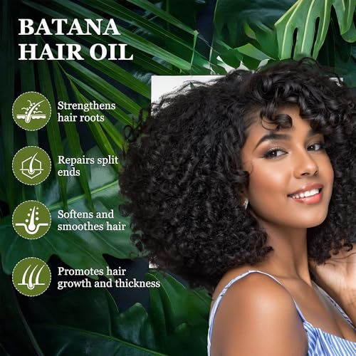 Image of Batana Oil for Hair Growth and Nourishment-100% Raw Unrefined Batana from Honduras,Strengthens, Moisturizes, Reduces Hair Fall(120ML,4.06FL.OZ)