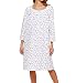 Eileen West Women's Peached Jersey 42 Inch Gown