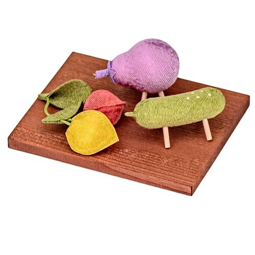 お盆飾り パステル精霊馬セット (57-157) ちりめん 牛 茄子 胡瓜 縮緬 ほうずき 精霊棚 盆提灯 初盆 新盆 日本製 国産