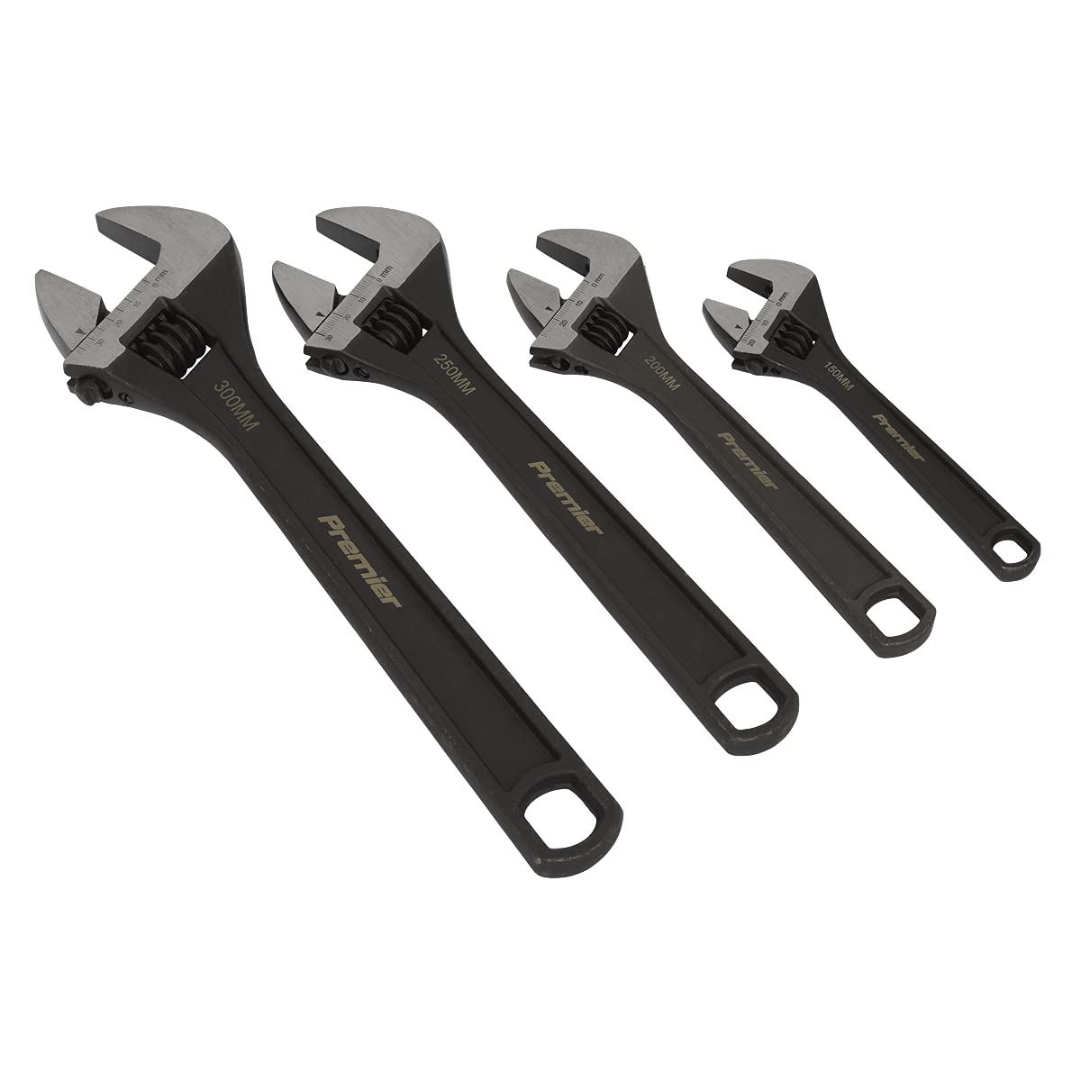 Sealey Premier Adjustable Wrench Set 4pc AK9567