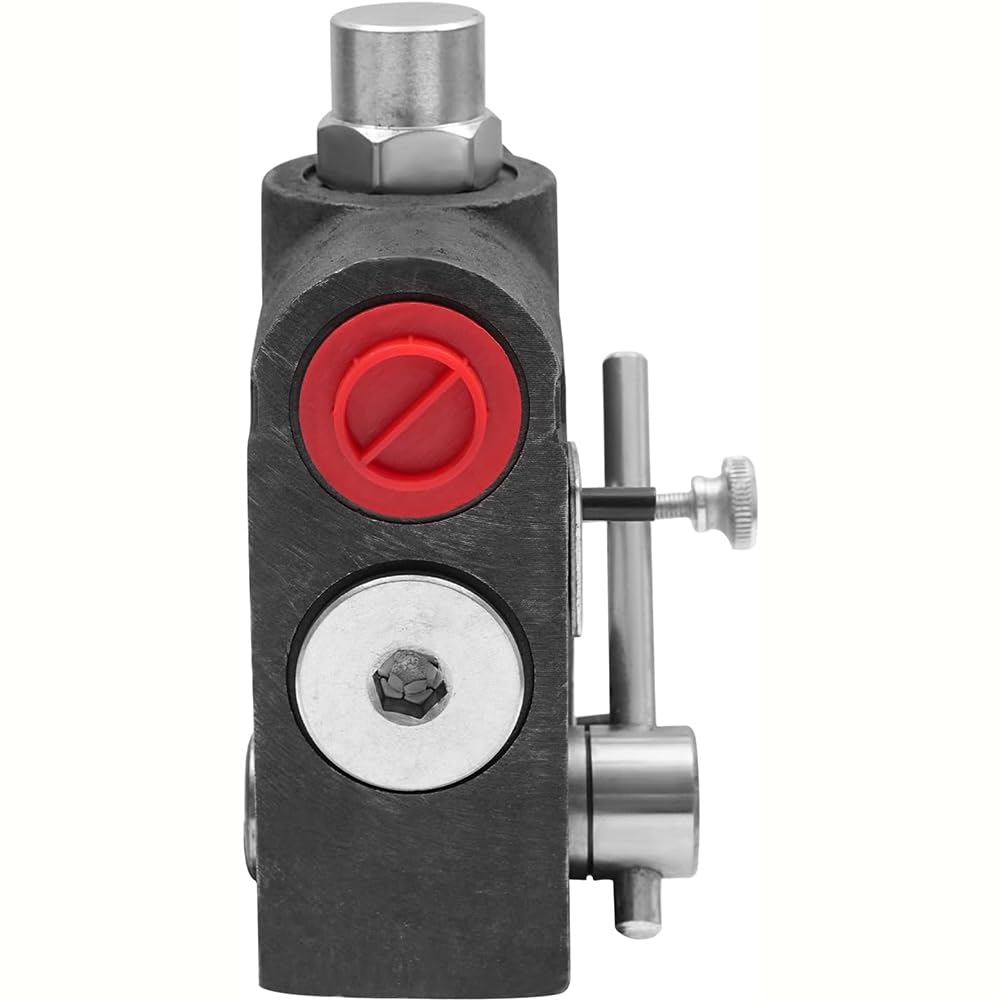Gertrude Hydraulisches Durchflussregelventil, 3/4 Zoll NPT Anschluss 0-30 GPM Hydraulisch Einstellbar Richtungsabhängig Regelventil, 500-3000 PSI Druckbegrenzungsventil Für Traktorlader