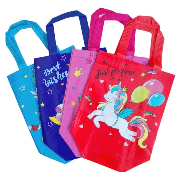 AMANVANI Gift Carry Bags - Medium Size Unicorn Theme Party Goodies Bag/Birthday Return Gifts Bag for Boy/Girls,Unicorn Bag (pack of 6 piece) (B0B6FFYKCZ) Amazon Price History, Amazon Price Tracker