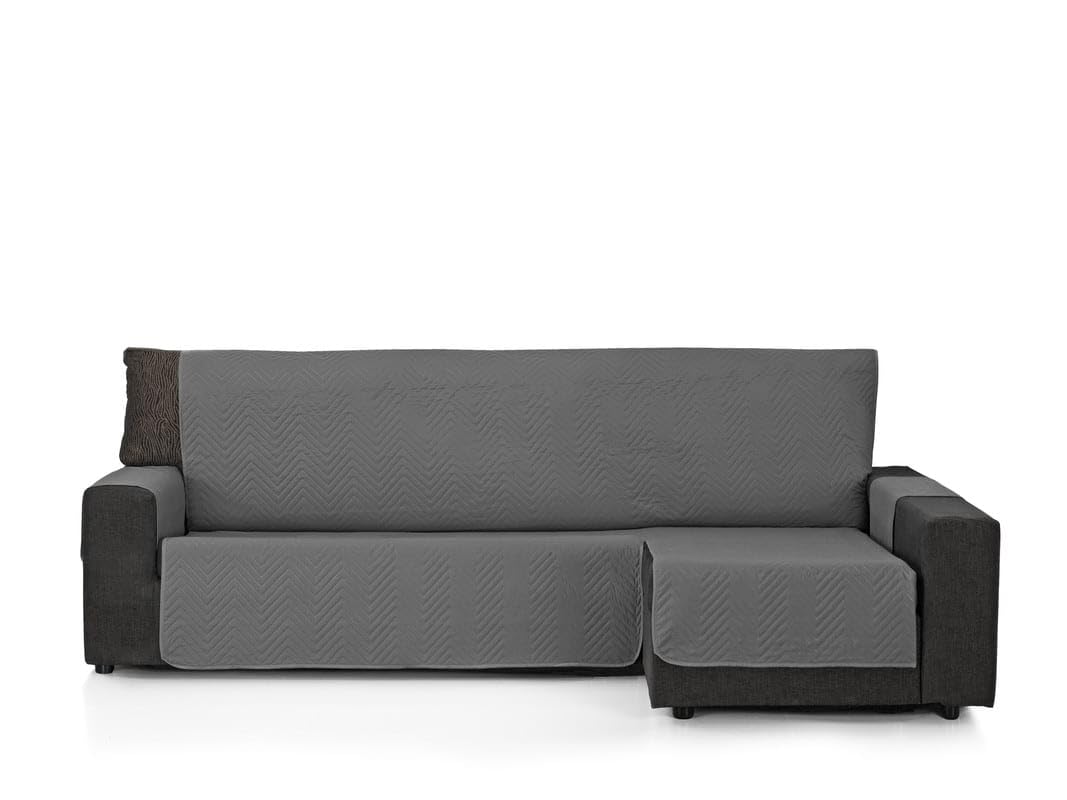 ECOMMERC3 Funda Cubre Sofá Chaise Longue Valencia 200 cm Antracita