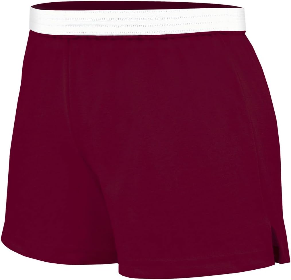 Soffe Youth Girls' Athletic Shorts Maroon
