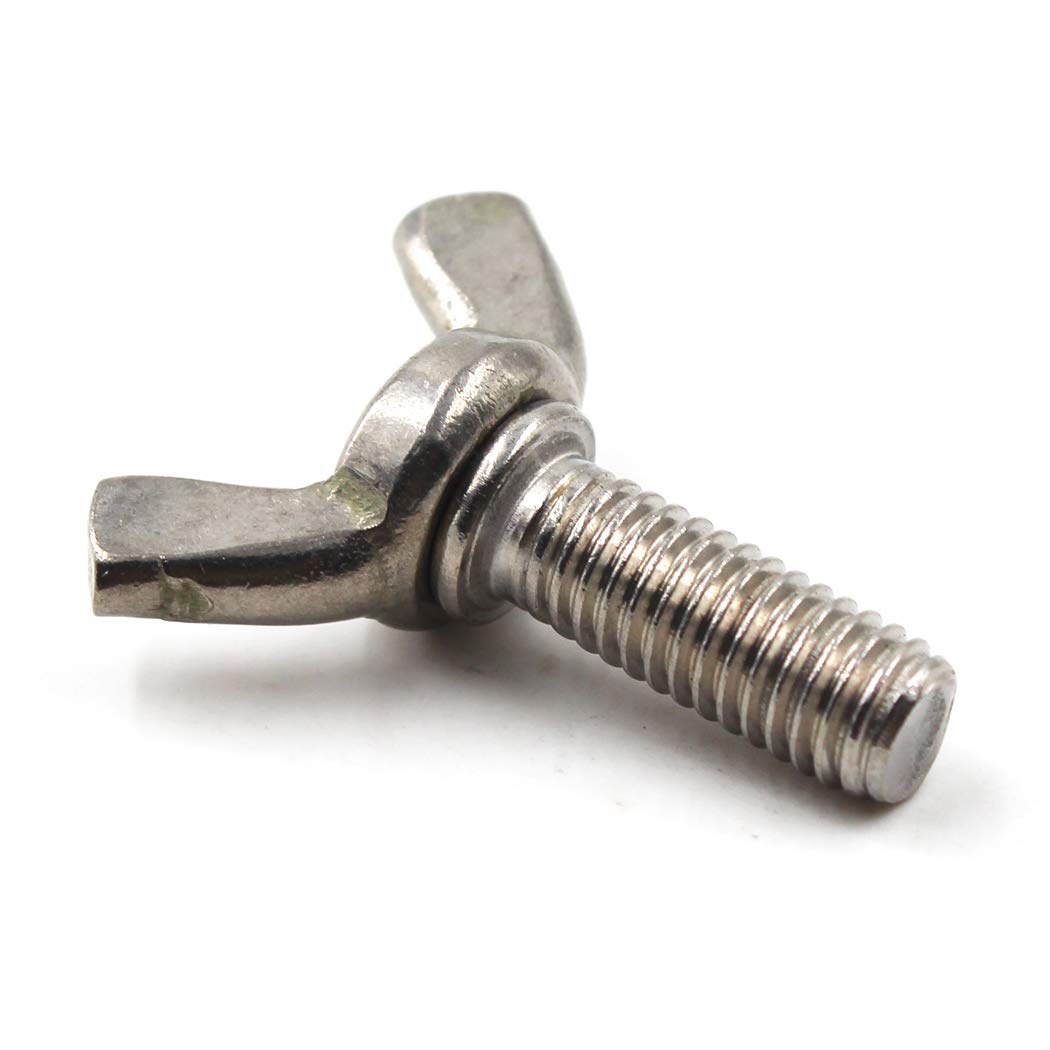 Set Di Viti A Farfalla In Acciaio Inox 304 M8x12 Vite A Farfalla A Vite A Vite A Farfalla Set 10PCS - Foto 9