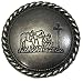 Praying Cowboy Church Concho 1 1/4 Diameter Screw Back Concho