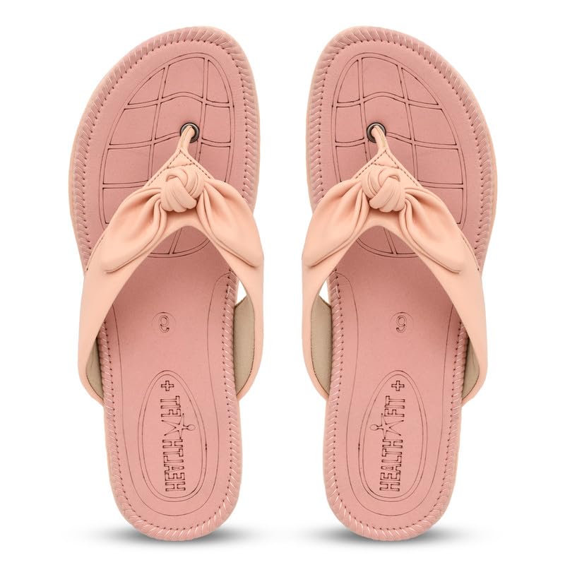 Image of HEALTH FIT Orthopedic with Super Extra Soft Ortho Care Anti-Skid Doubleu Flip-Flops for women Slippers /Doctor Chappal & Footwear HF330