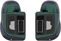 Vista 65 de Moto Onfire River Rock Gray (brillante) carenados inferiores aptos para H-D Touring Street Road King Glide FLTR 2014-2023, kits de calentadores