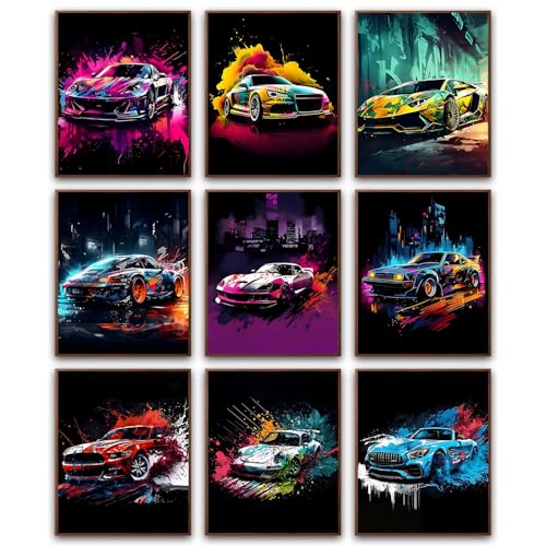 tgguytiy Racing Car Wall Art