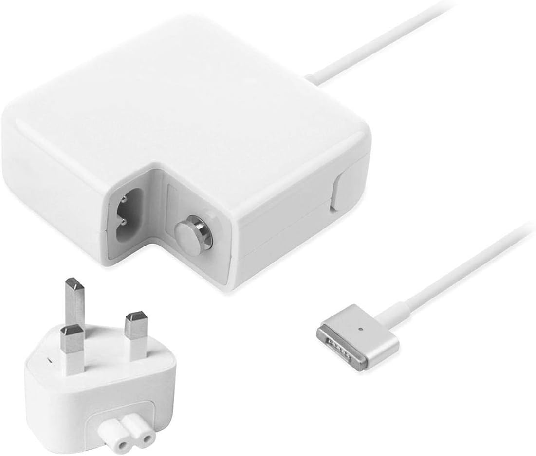 eWINNER Replaces Charger 45W Replacement Power Adapter for MagSafe 2, UK Plug 14.85V, 3.05A for MacBook Air 11inch/13inch (Models 2012-2017 released)