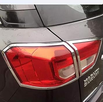 Auto Spare World Tail Lamp Chrome Cover for Maruti Suzuki Vitara Brezza 2016-2018 Set of 2 Pcs.