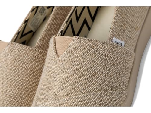 Image of TOMS Women's Alpargata Plus Slip On Espadrille, Textile Upper, Relaxed Fit, CloudBound Insole, Stretchy Easy On and Off