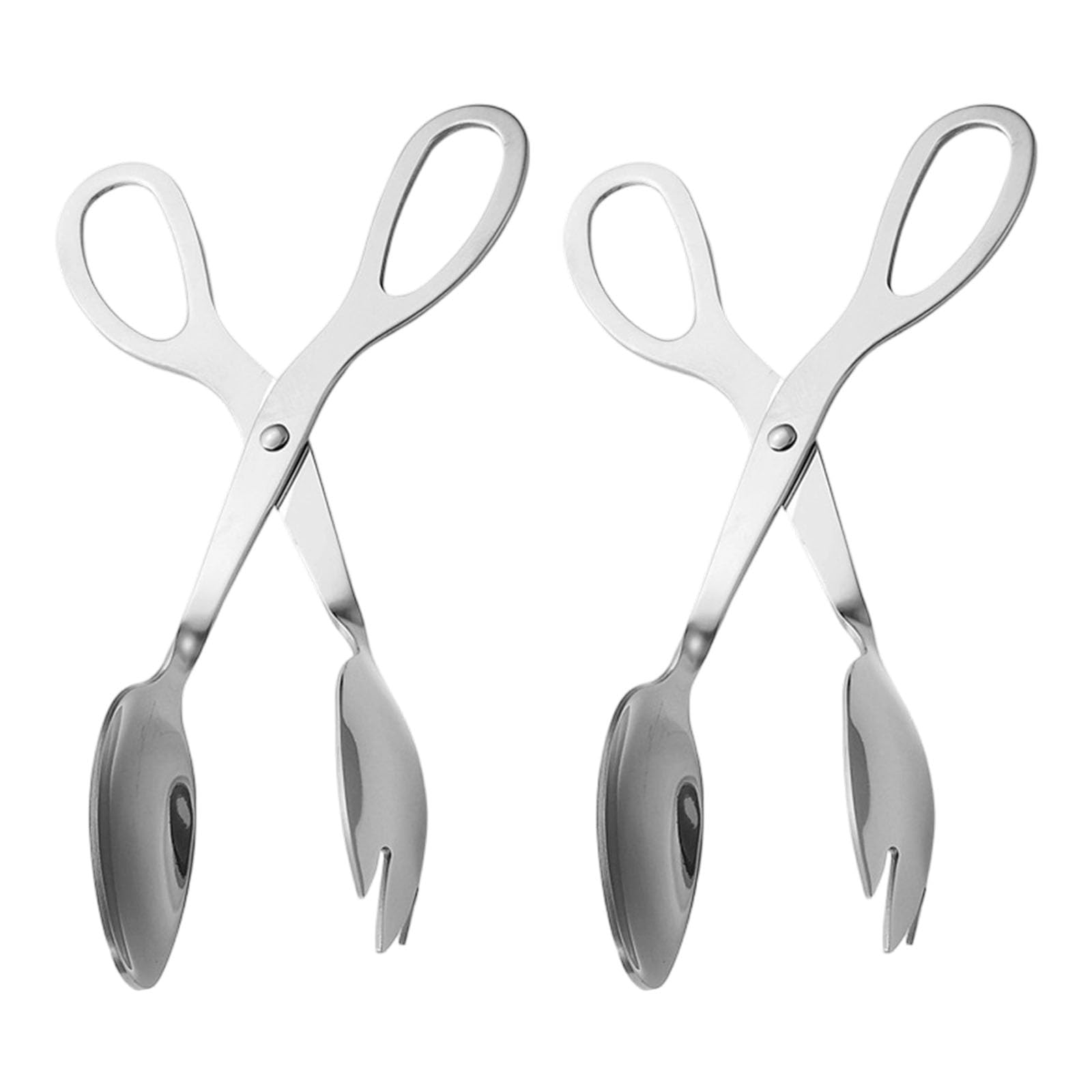 jiingekk Duty Stainless Steel Tongs Multipurpose for Baking Barbecue Buffet Service Outdoor Tongs