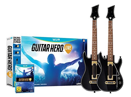 Preisvergleich Produktbild Guitar Hero - Live inklusive 2 x Gitarre für Nintendo Wii U