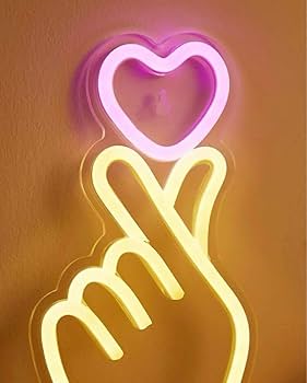 オーダーメイド　ネオンサイン 指ハート LED看板 K-POP 韓流 店内装飾 627b6e4d49c415be706e2d60830b55