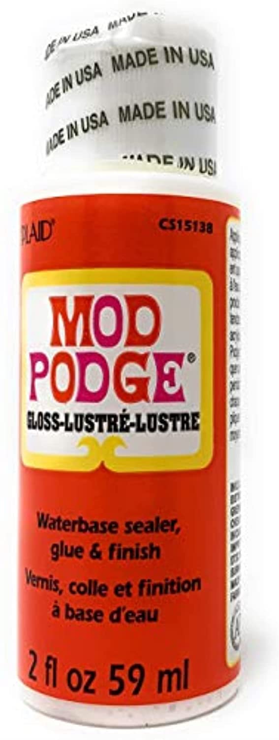 Crafts Mod Podge Waterbase Sealer, Glue and Finish, Gloss Finish, 59 ml